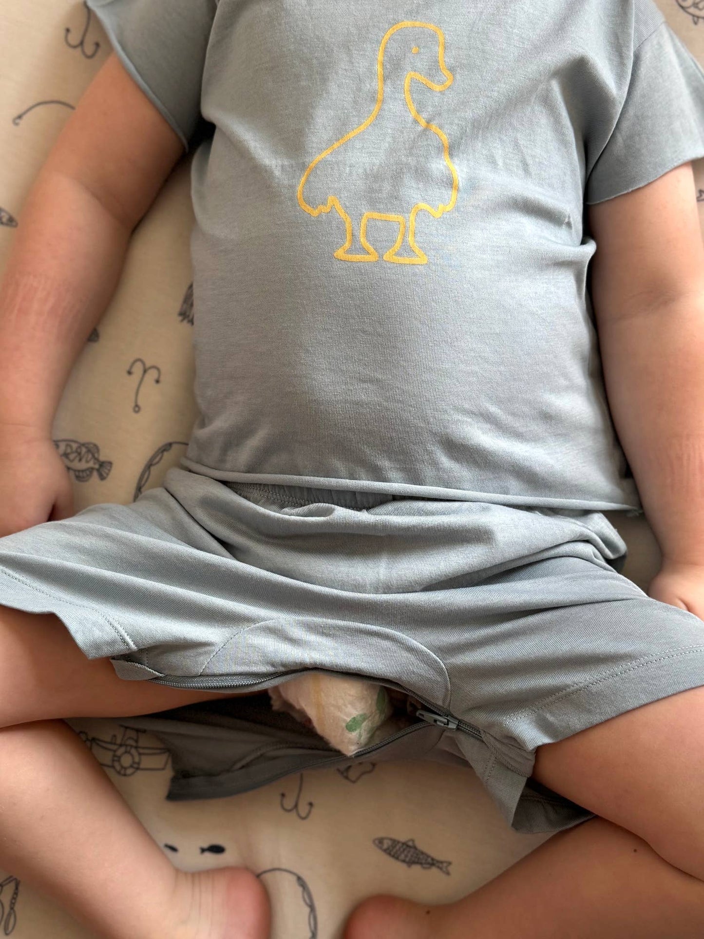 Quack Short +Tee Set | Gunamuna