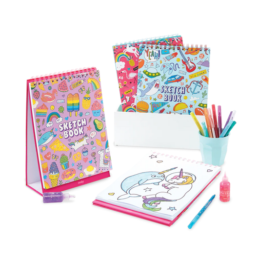 Sketch & Show Standing Sketchbook | Cute Doodle World