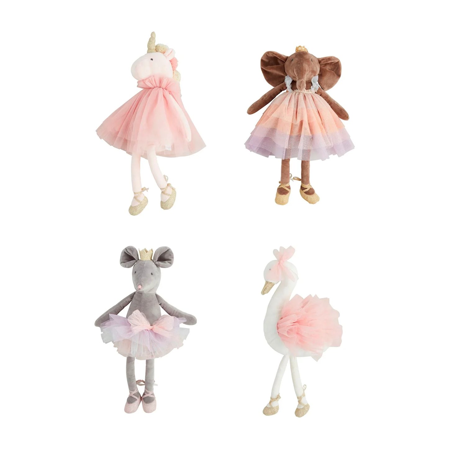 Swan Velvet Princess Plush