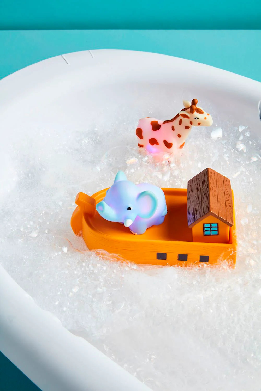 Light-Up Noahs Ark Bath Toy Set