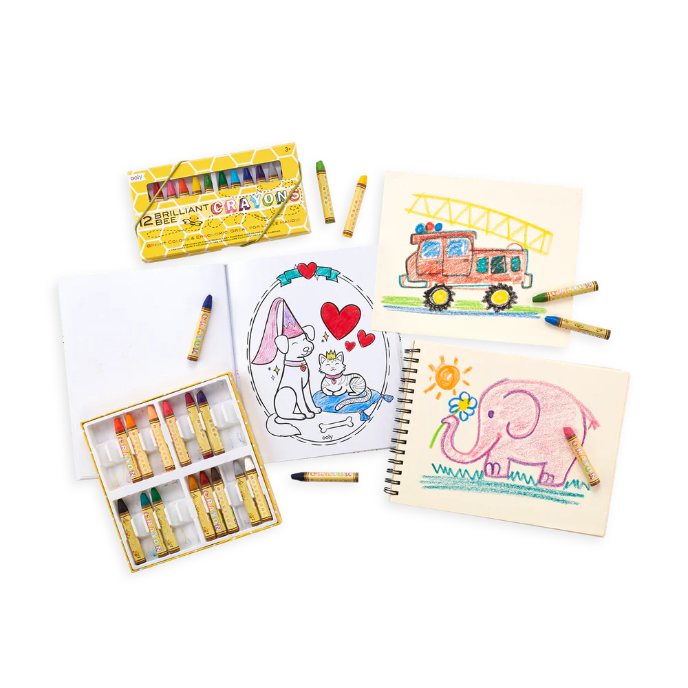Brilliant Bee Crayons | Set of 12