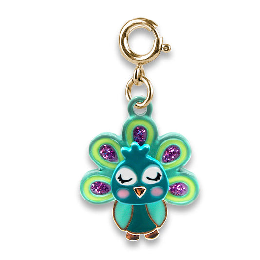 CHARM IT! Swivel Peacock Charm
