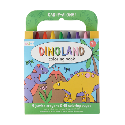 Carry Along Crayon & Coloring Book Kit | Dinoland