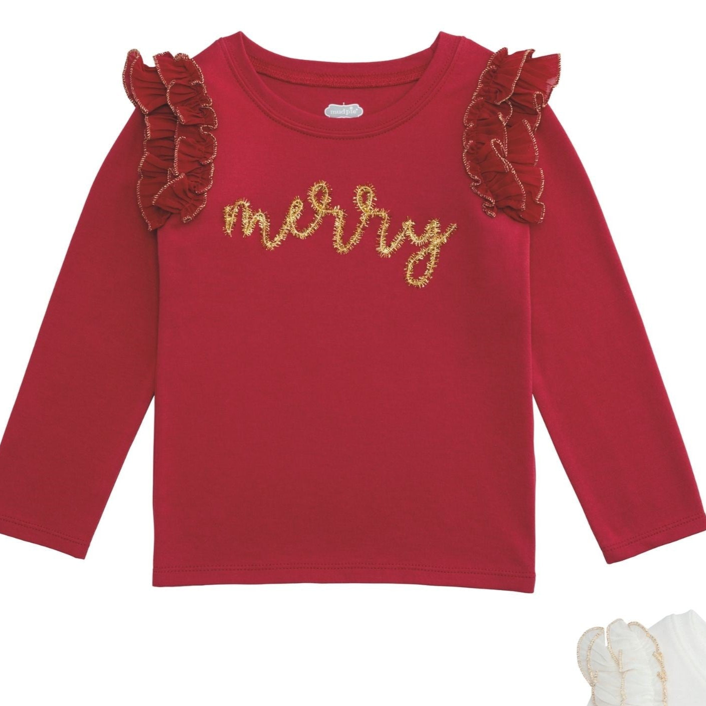 Red Merry Tinsel Tee