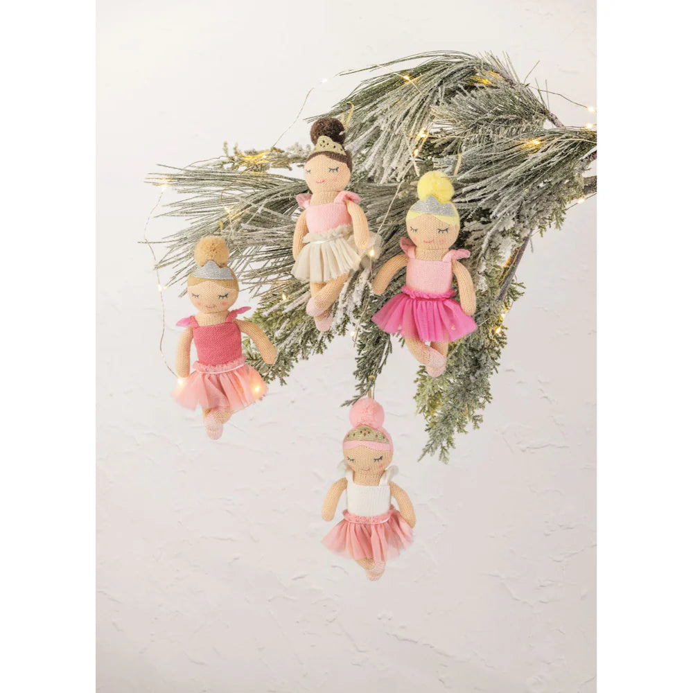 Sweater Knit Ballerina Ornaments | 4 Styles