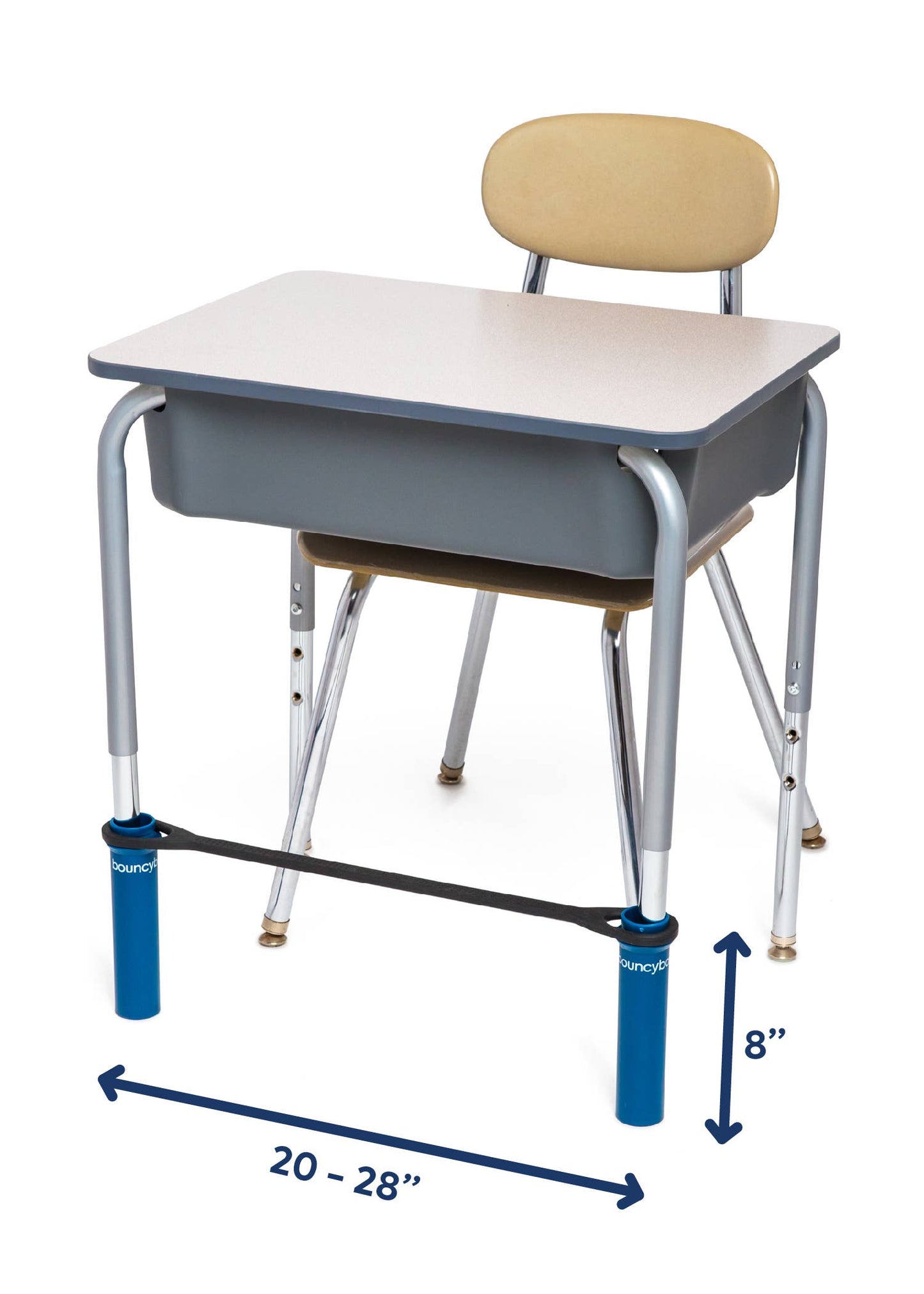 Bouncyband for School Desks: Blue