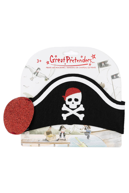 Pirate Hat Headband & Eyepatch