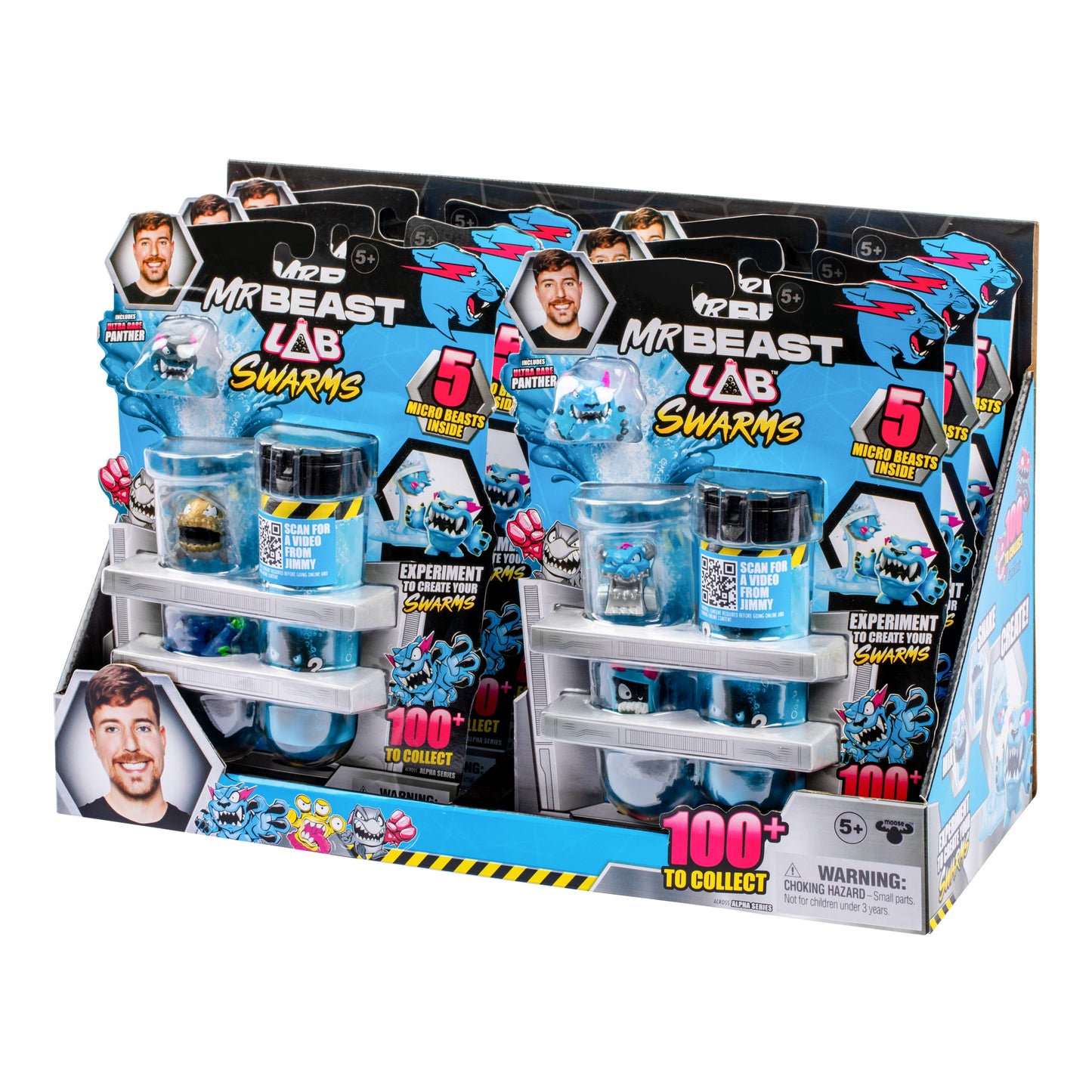 Moose Toys MrBeast Lab Swarms 5 Pack