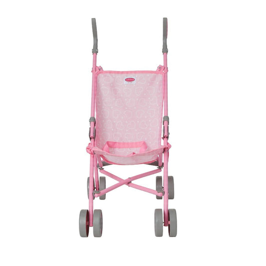 Pink Hearts Umbrella Stroller | 19”