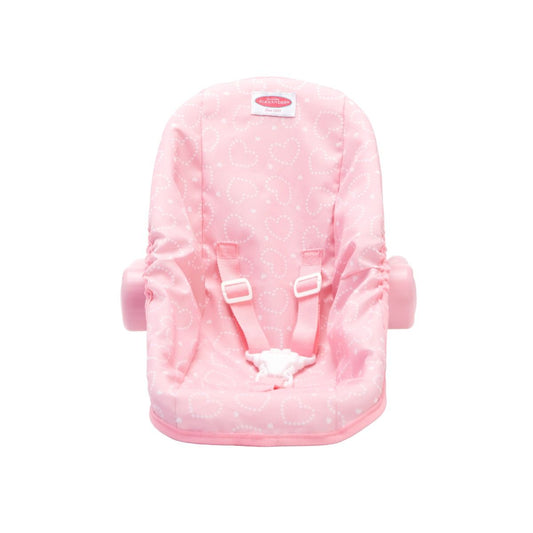Pink Hearts Car Seat & Carrier | 18”