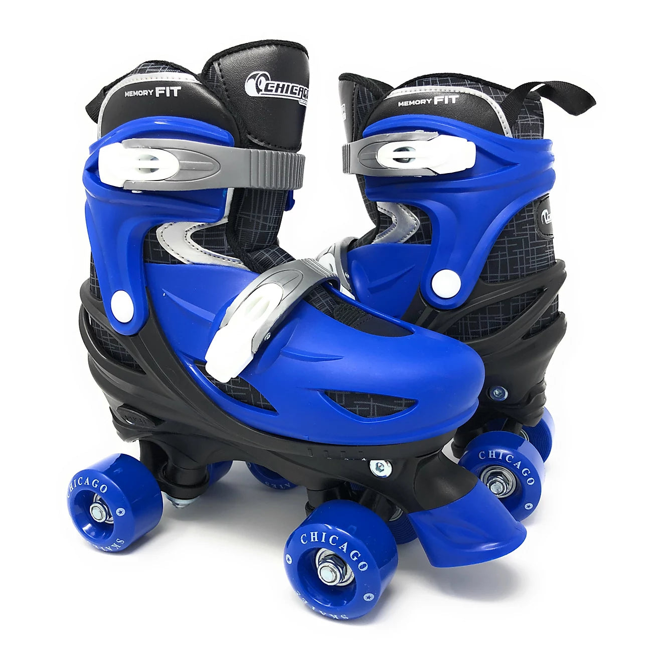 Quad Skate Combo Set w Safety Accessories | Blue