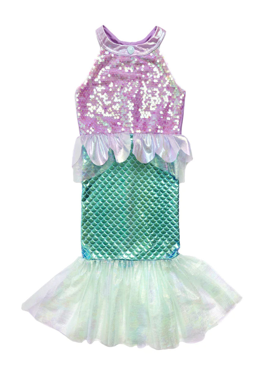 Misty Mermaid Dress | Purple