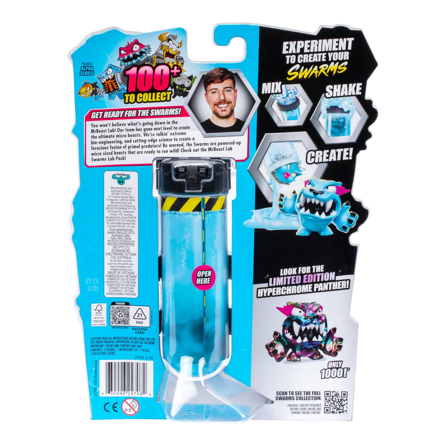 Moose Toys MrBeast Lab Swarms 5 Pack