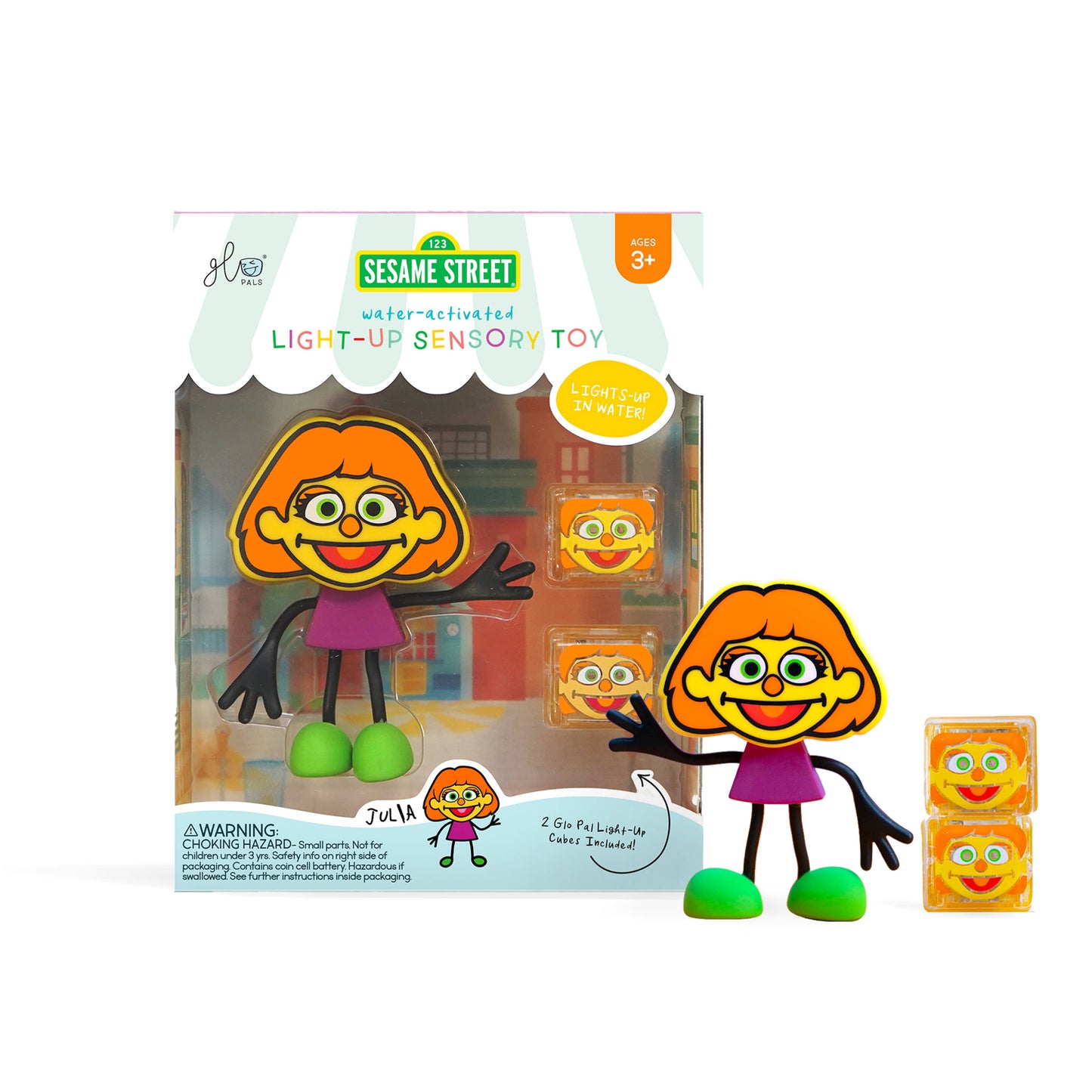 Julia - Sesame Street Character | Glo Pals