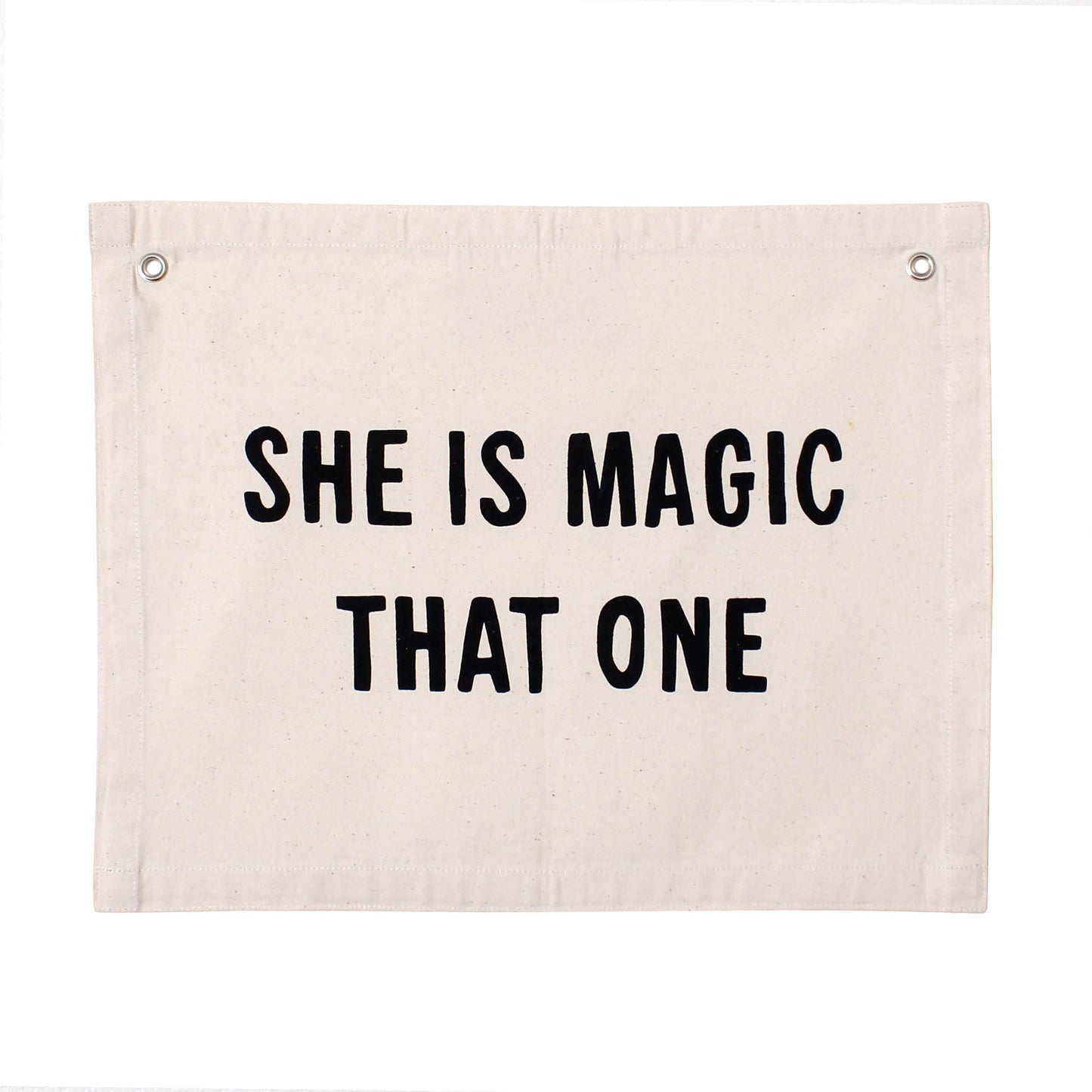 She is Magic Canvas Banner: Natural
