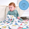Sole Mates Baby Swaddle Blanket