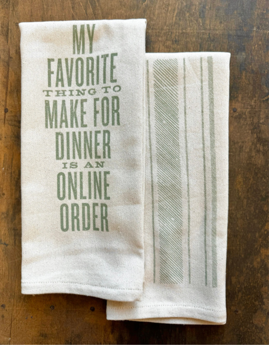 Kitchen Towel | My Favorite Thing To Make For Dinner