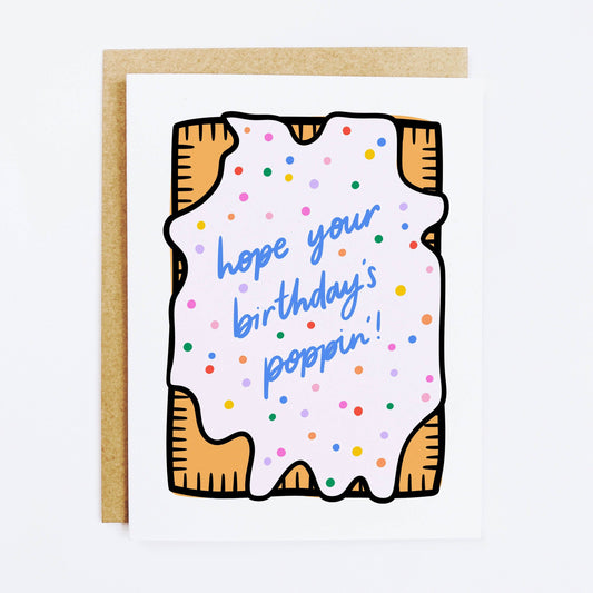 Poppin' Birthday Card