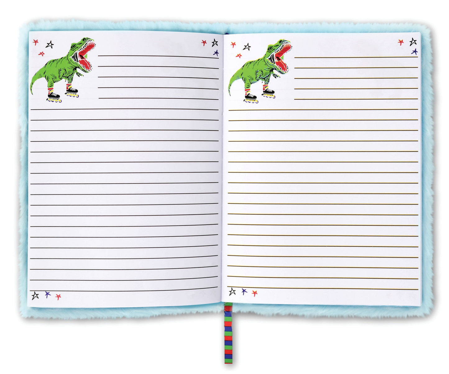 SKATING DINOSAUR FURRY JOURNAL