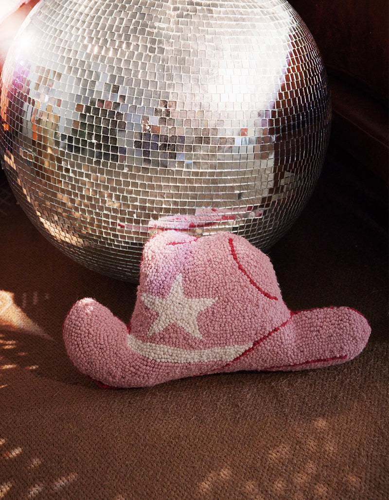 Cowgirl Hat Hook Pillow
