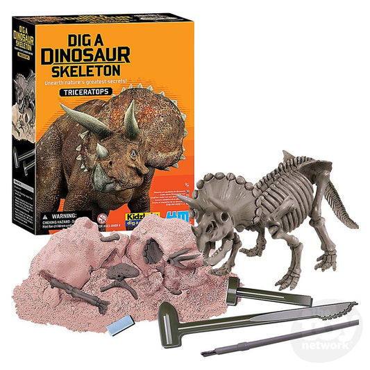 KidzLabs | Dig A Dinosaur Skeleton Triceratops