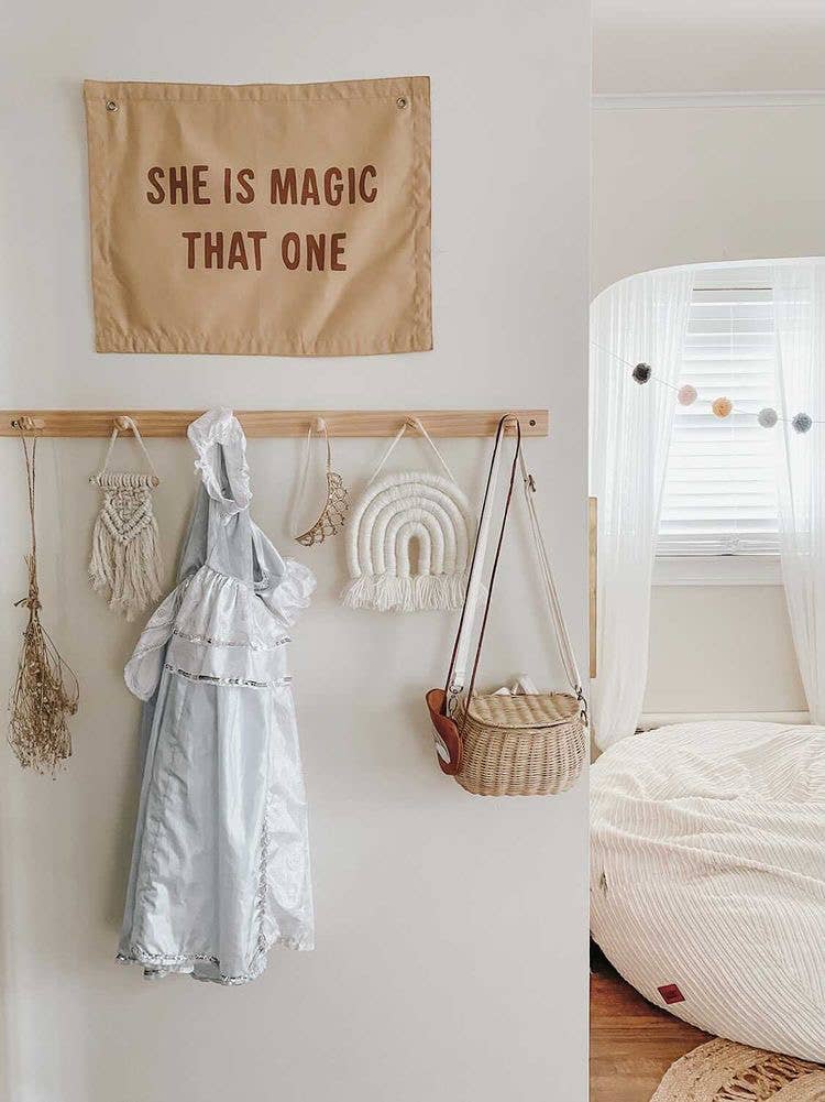 She is Magic Canvas Banner: Natural
