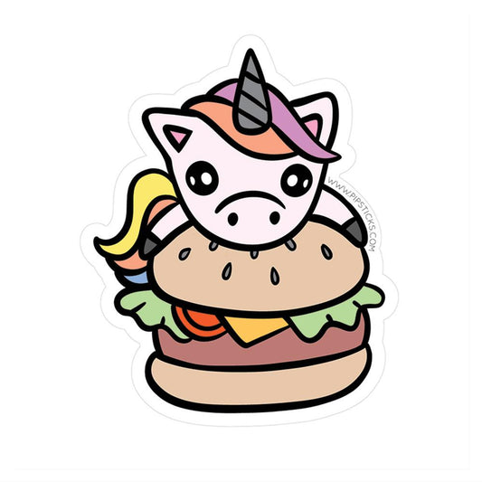 Burger Time Vinyl Sticker