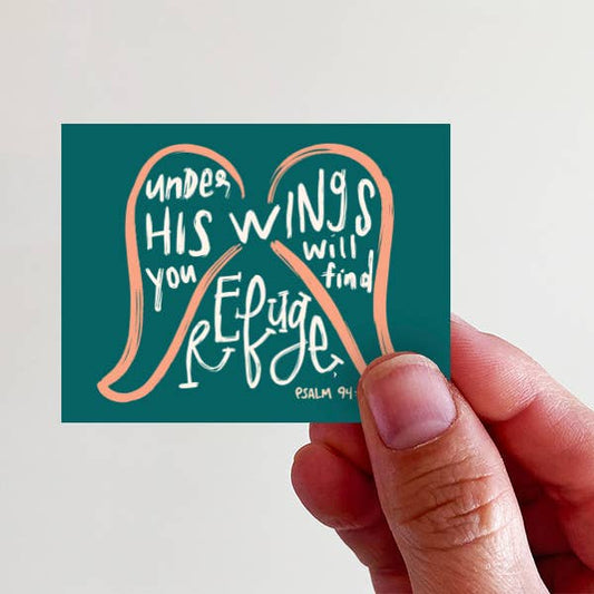 Lord is My Refuge Vinyl Sticker