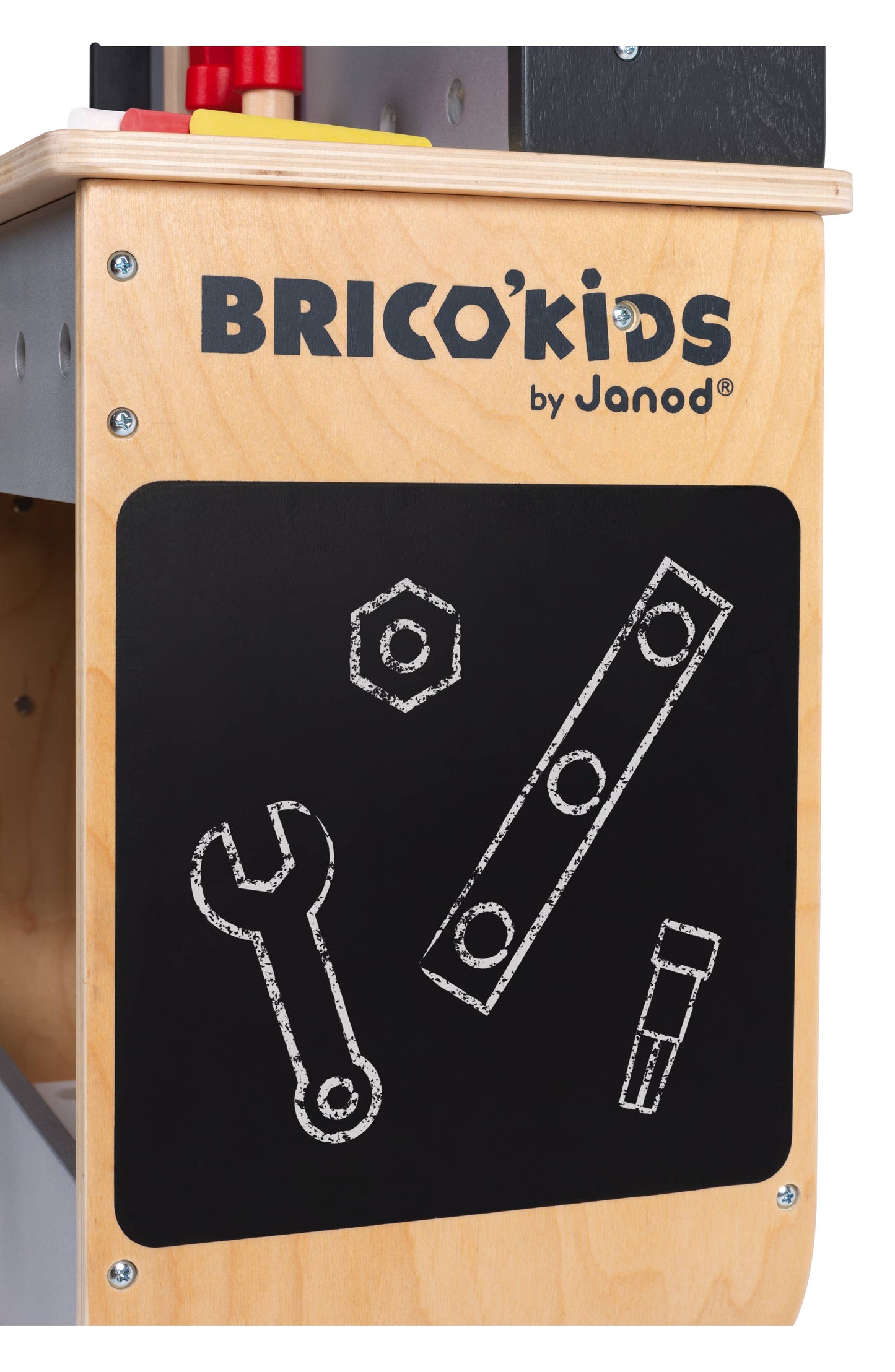 Brico' Kids | Double Sided Workbench | Pretend play