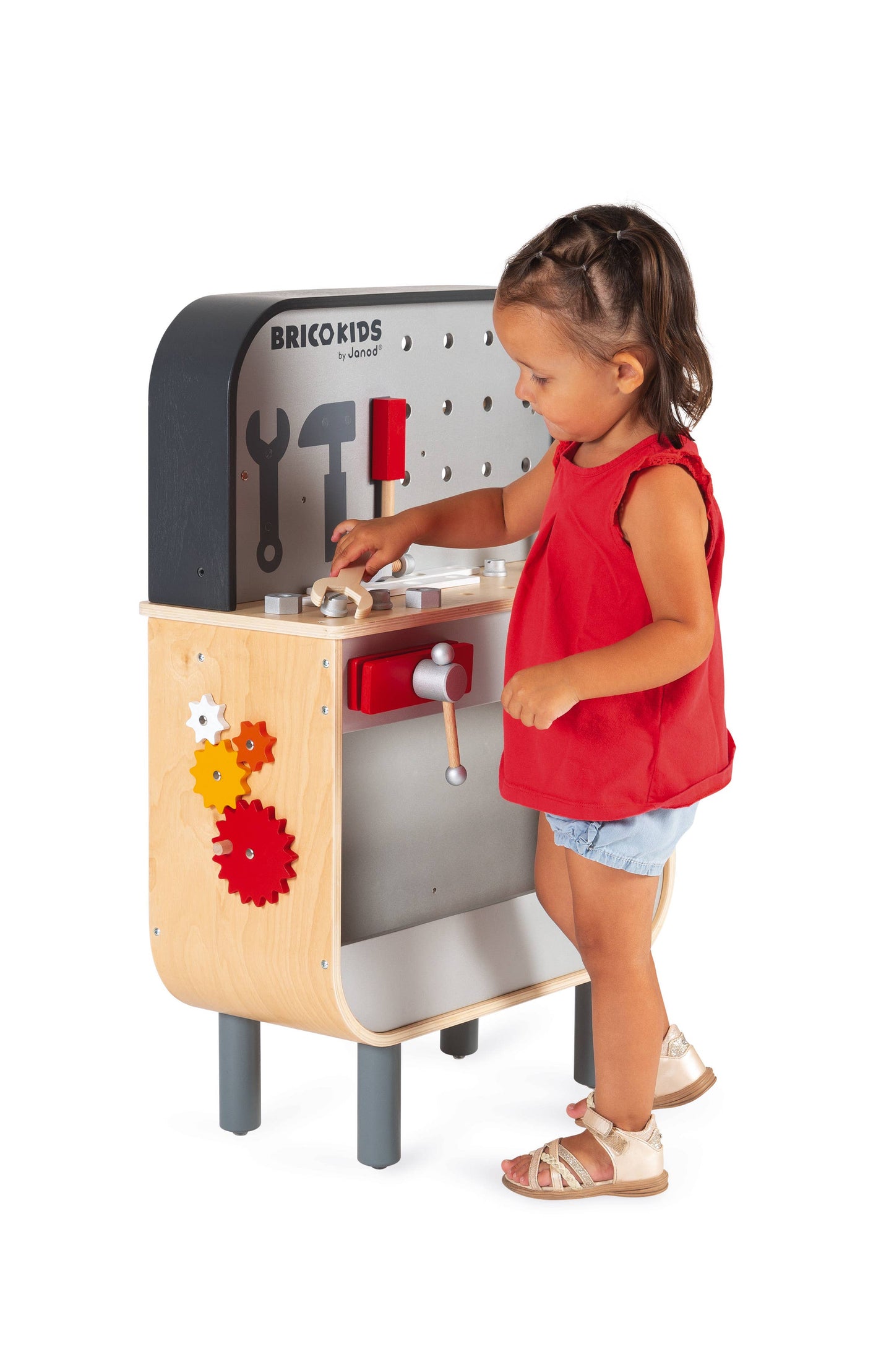 Brico' Kids | Double Sided Workbench | Pretend play