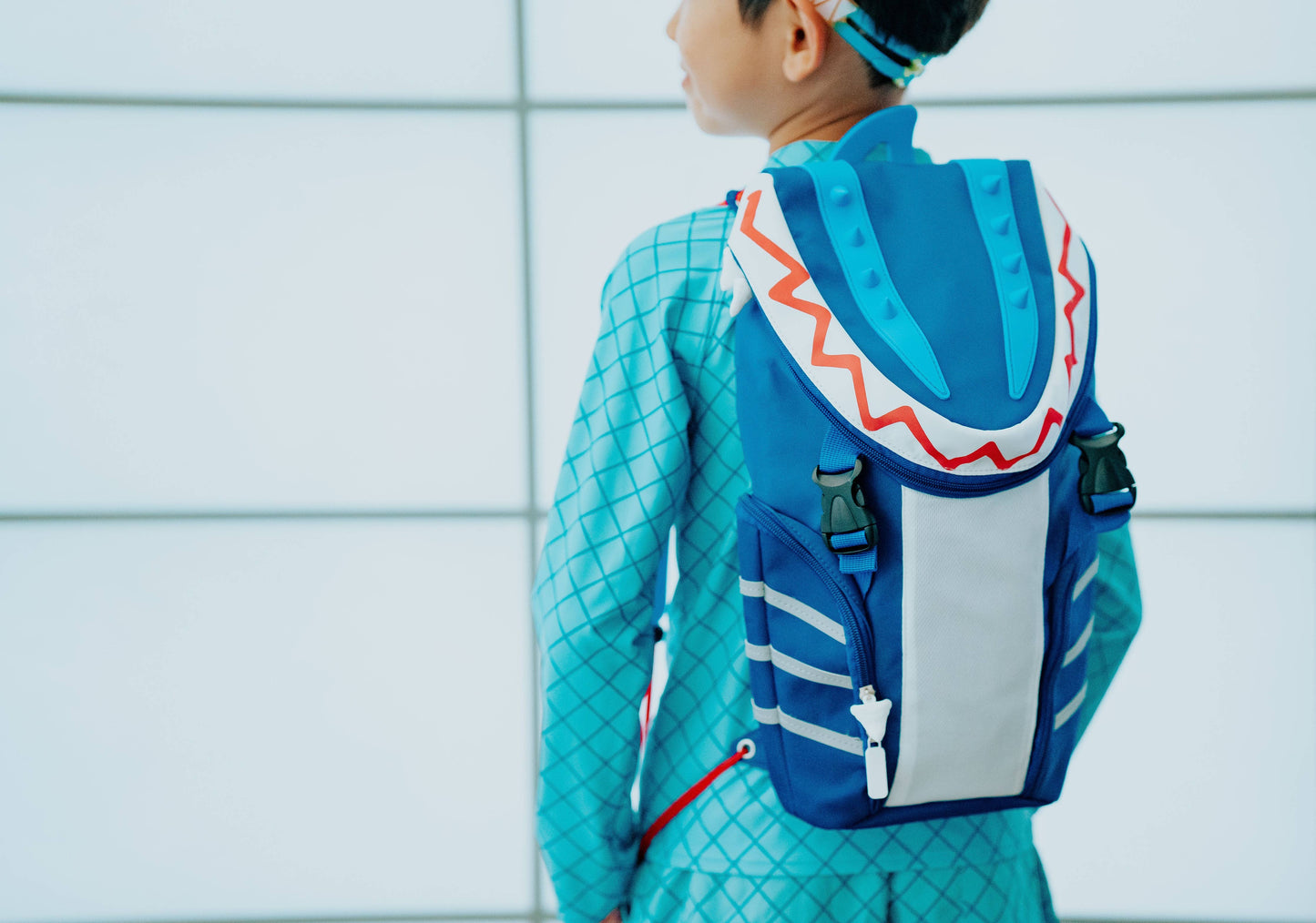 Shark Fin Blue Backpack | Summer Pool Essentials