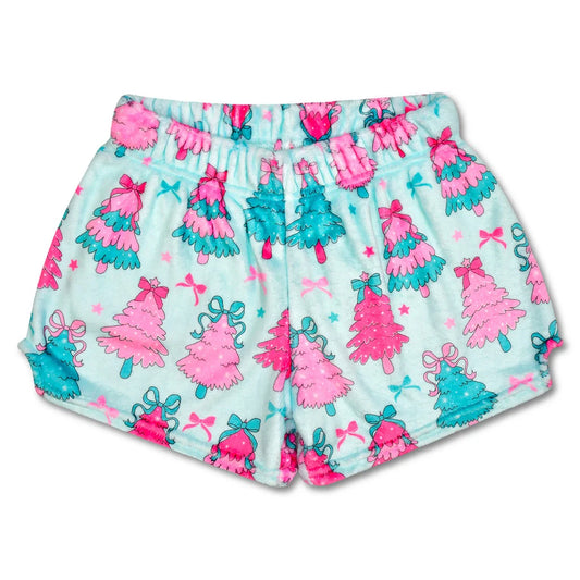Fancy Tree Plush PJ Shorts