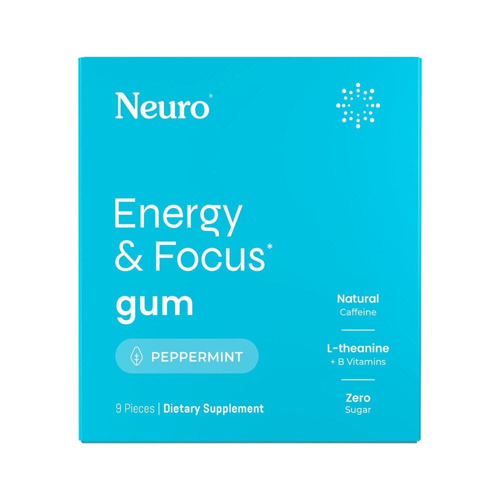 Energy & Focus Gum | Peppermint