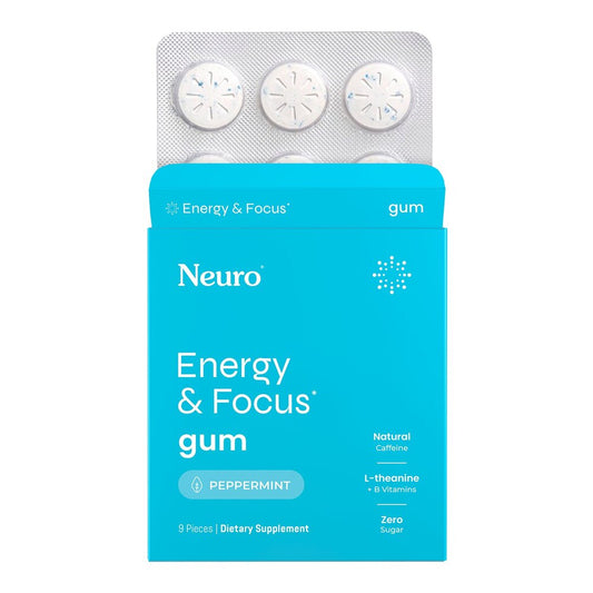Energy & Focus Gum | Peppermint