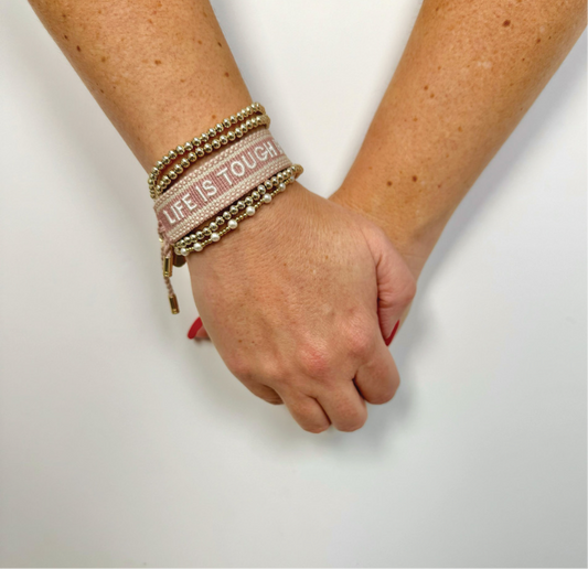 Life is Tough But So Are You Woven Bracelet