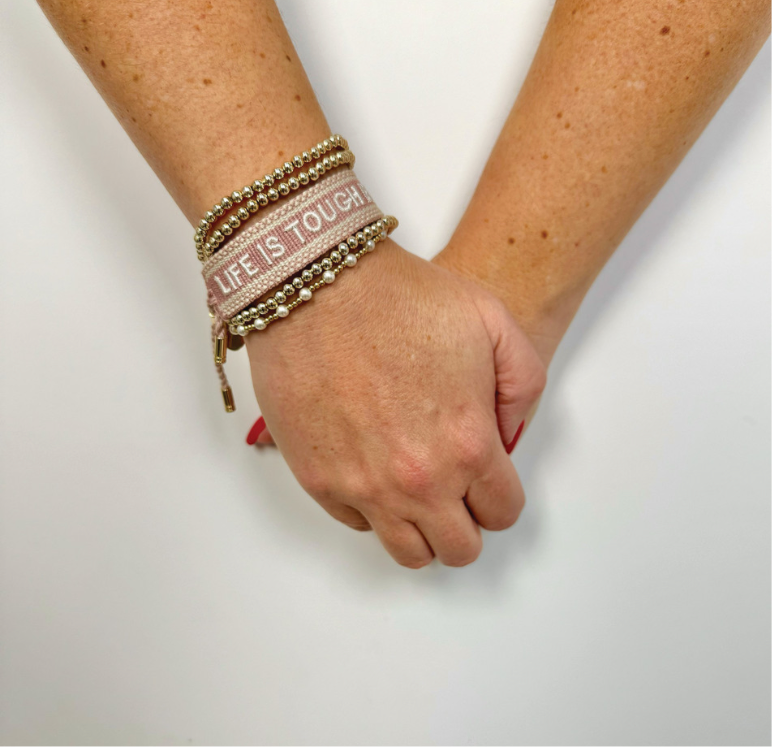 Life is Tough But So Are You Woven Bracelet