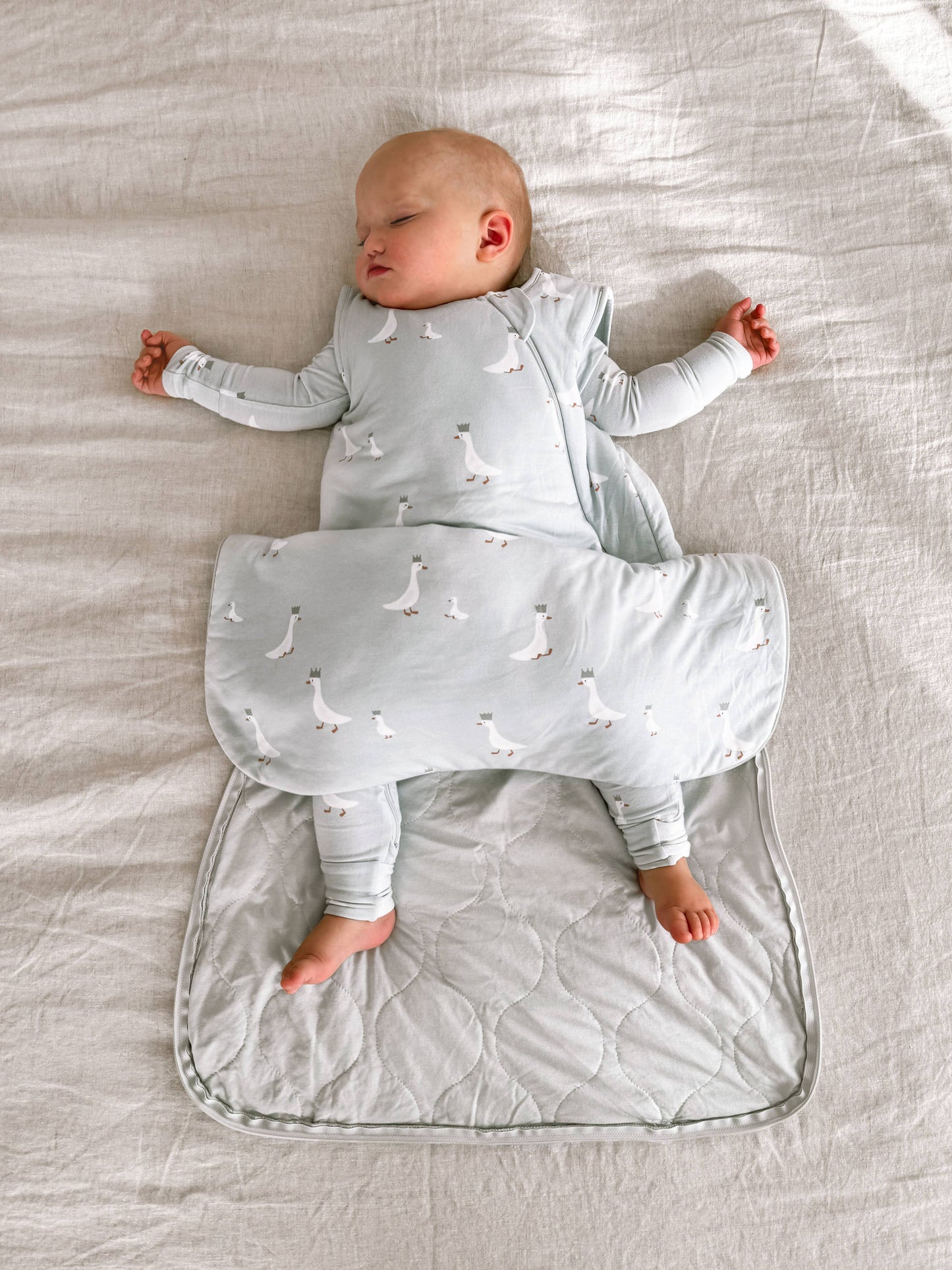 Sleep Bag | Heather Grey | 1.0 Tog | Gunamuna