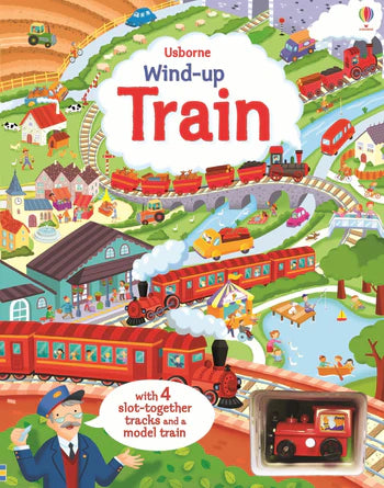 Wind-up Train Toy and Activity Book