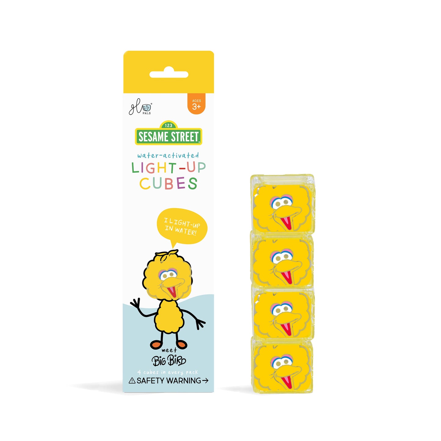 Big Bird - Sesame Street Light-Up Cubes | Glo Pals