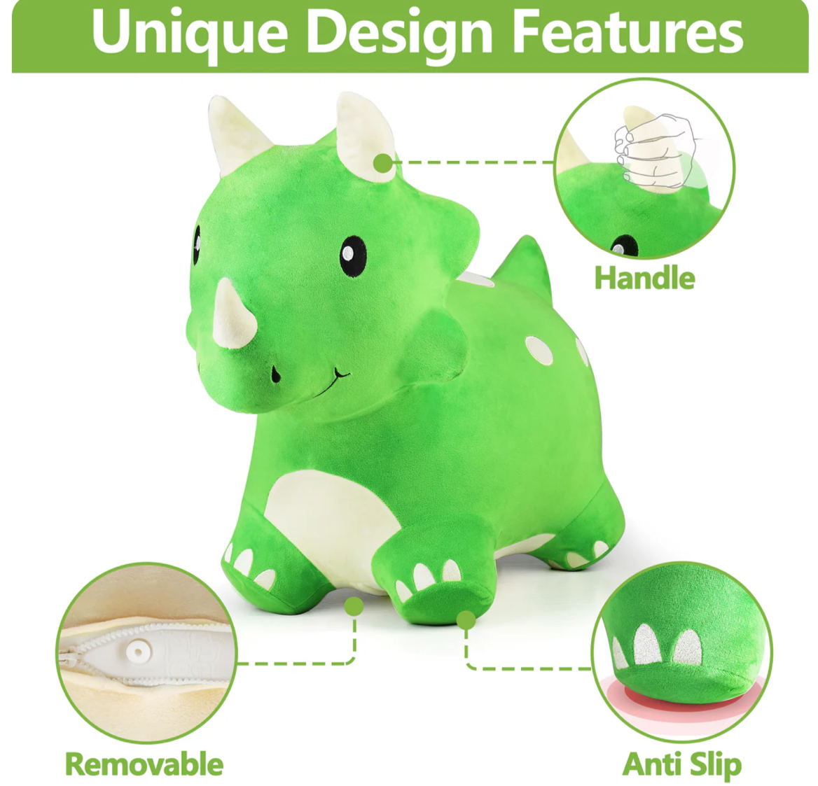 Bouncy Triceratops