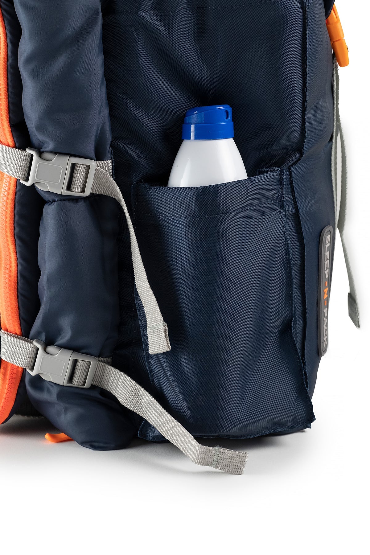 Sleep N Pack | Big Kid | Dark Navy with Green
