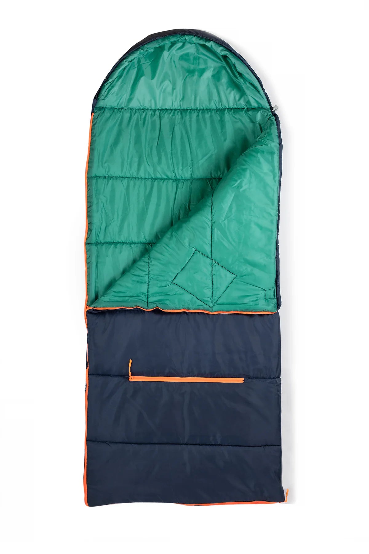 Sleep N Pack | Big Kid | Dark Navy with Green