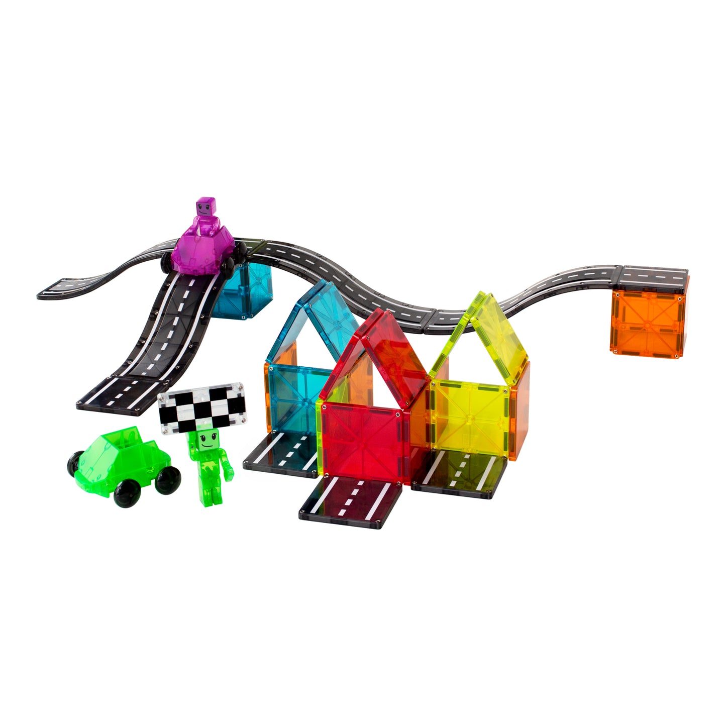 MAGNA-TILES | Downhill Duo 40-pc set