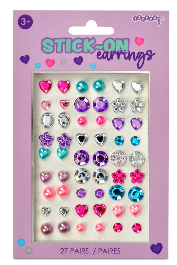 GEM STICK ON EARRINGS