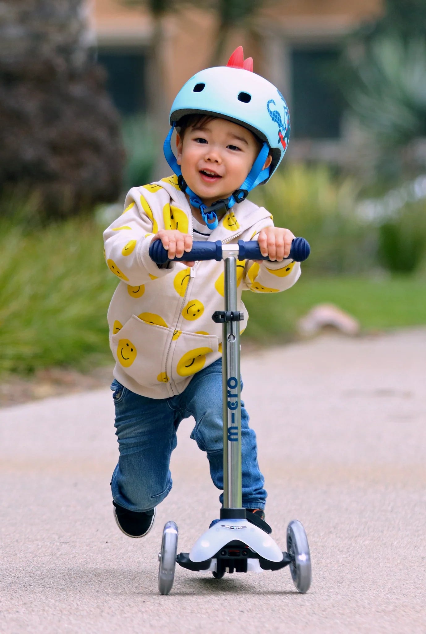 Micro Mini LED Scooter | Navy Flux