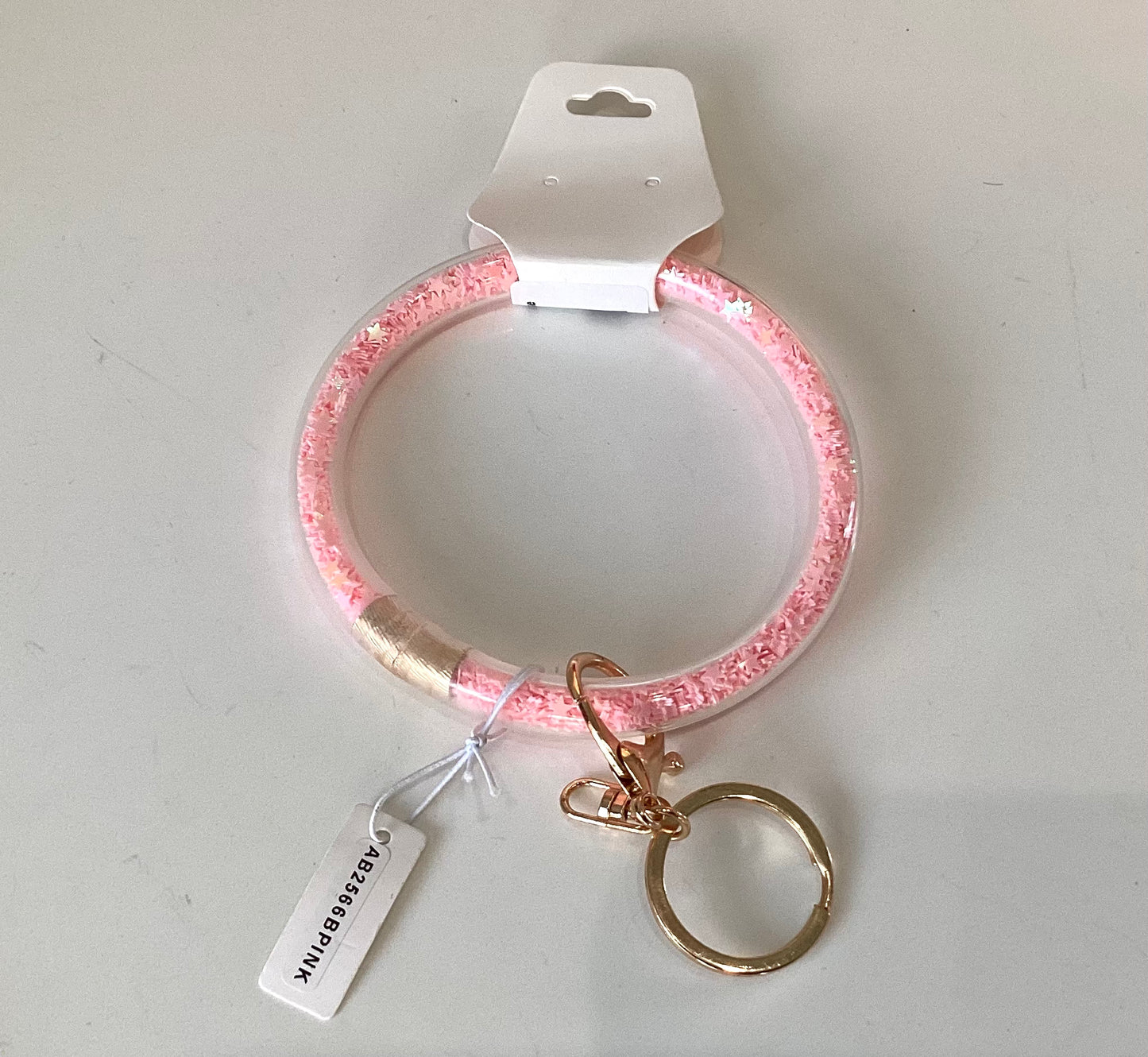 Keychain Bracelet | Pink Starshine