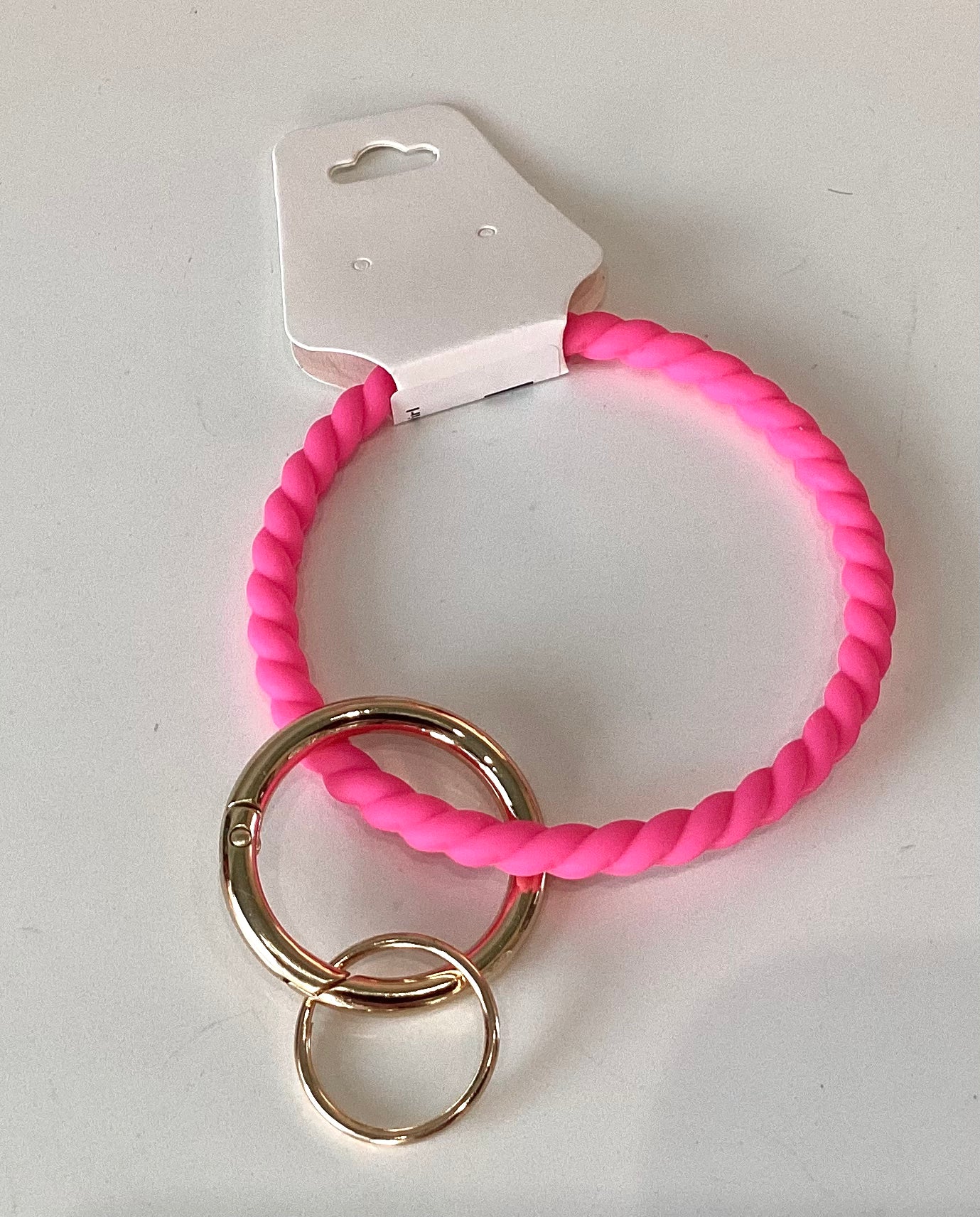 Keychain Bracelet | Fuchsia Twilight Twirl
