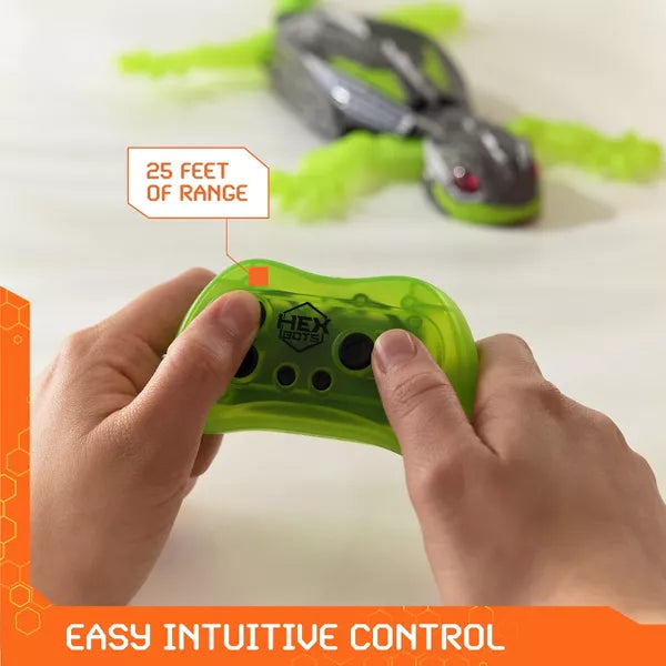 HEX BOTS Wall Crawler | Glow-in-the-Dark Gecko