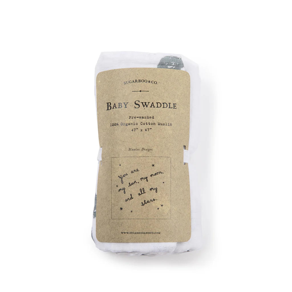 My Sun, My Moon Swaddle Blanket