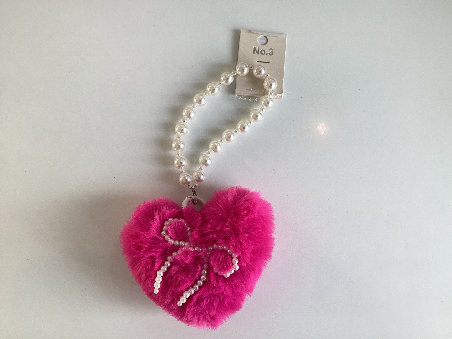 Bag Charm | Fuzzy Heart